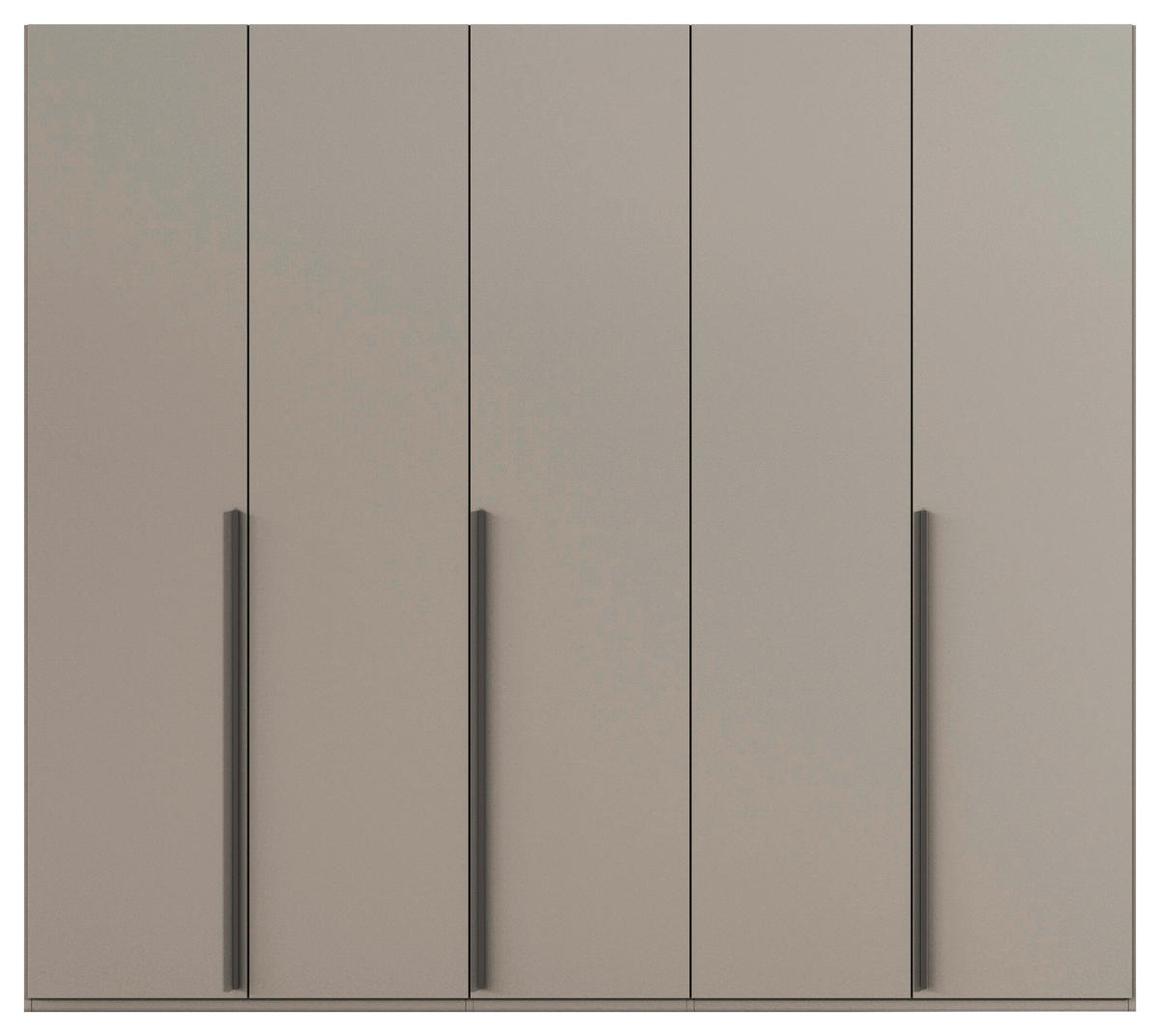 DREHTÜRENSCHRANK 251/223/60 cm 5-türig Fango  - Fango/Graphitfarben, Design, Holzwerkstoff/Metall (251/223/60cm) - home24