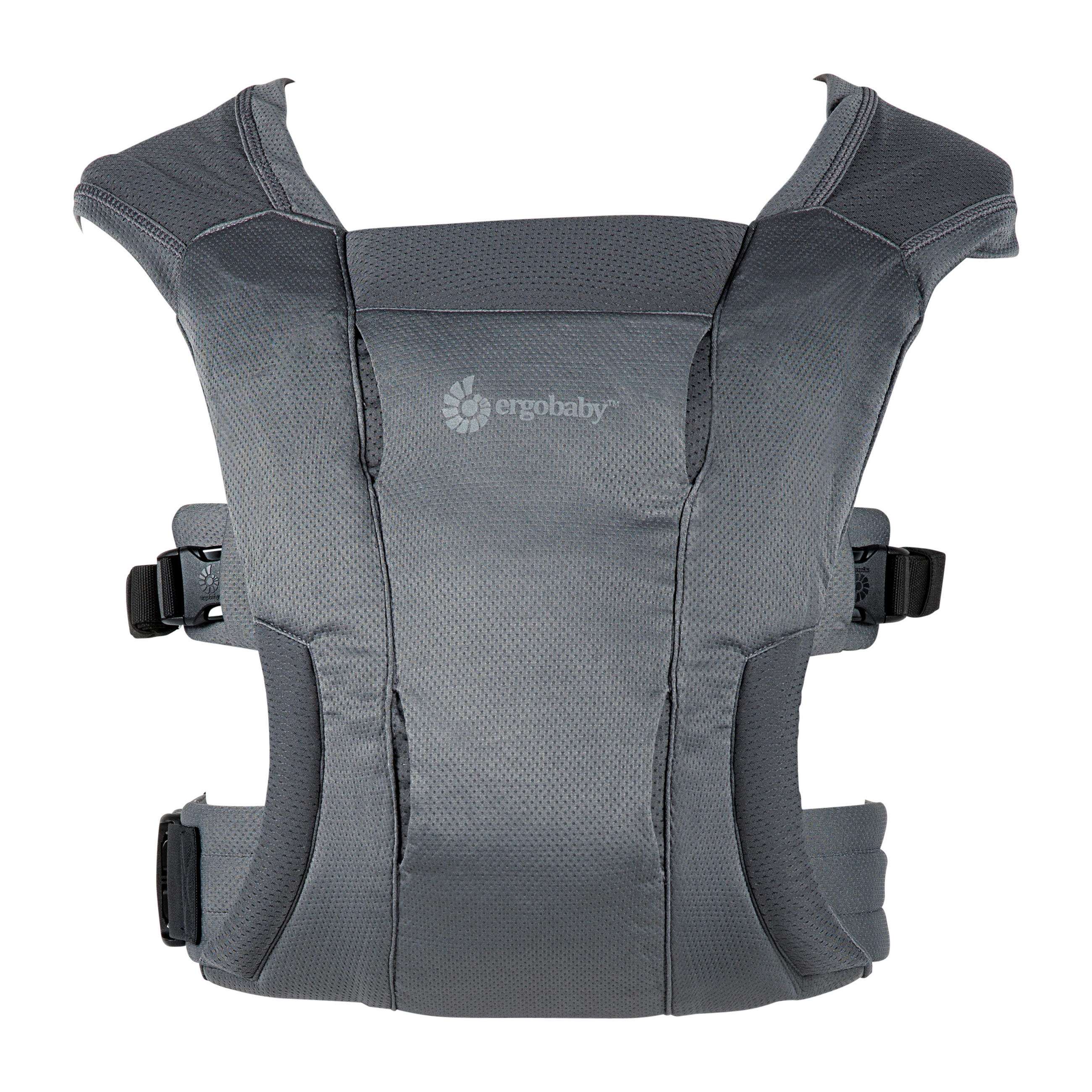 Thumbnail - Ergo Baby Babytrage Embrace Soft Air Mesh Washed Black, Schwarz, Dunkelgrau, Textil, 17.4x12.5x26.5 cm, AGR-geprüft, Bau...