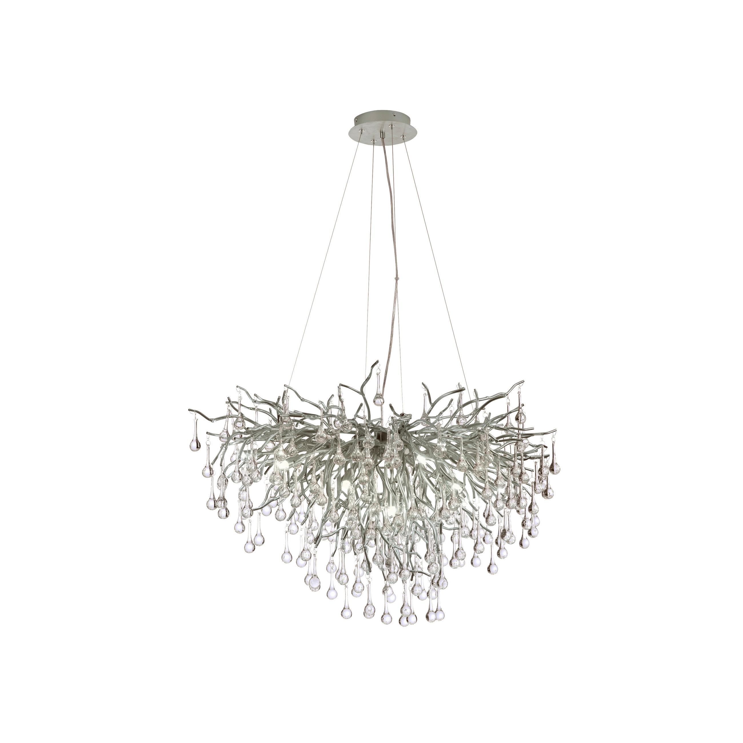 TAKKRONA Icicle 100/50/250 cm  - Design, metall/glas (100/50/250cm)