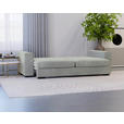 SCHLAFSOFA in Flachgewebe Grau  - Schwarz/Grau, KONVENTIONELL, Kunststoff/Textil (236/78/114cm) - Carryhome