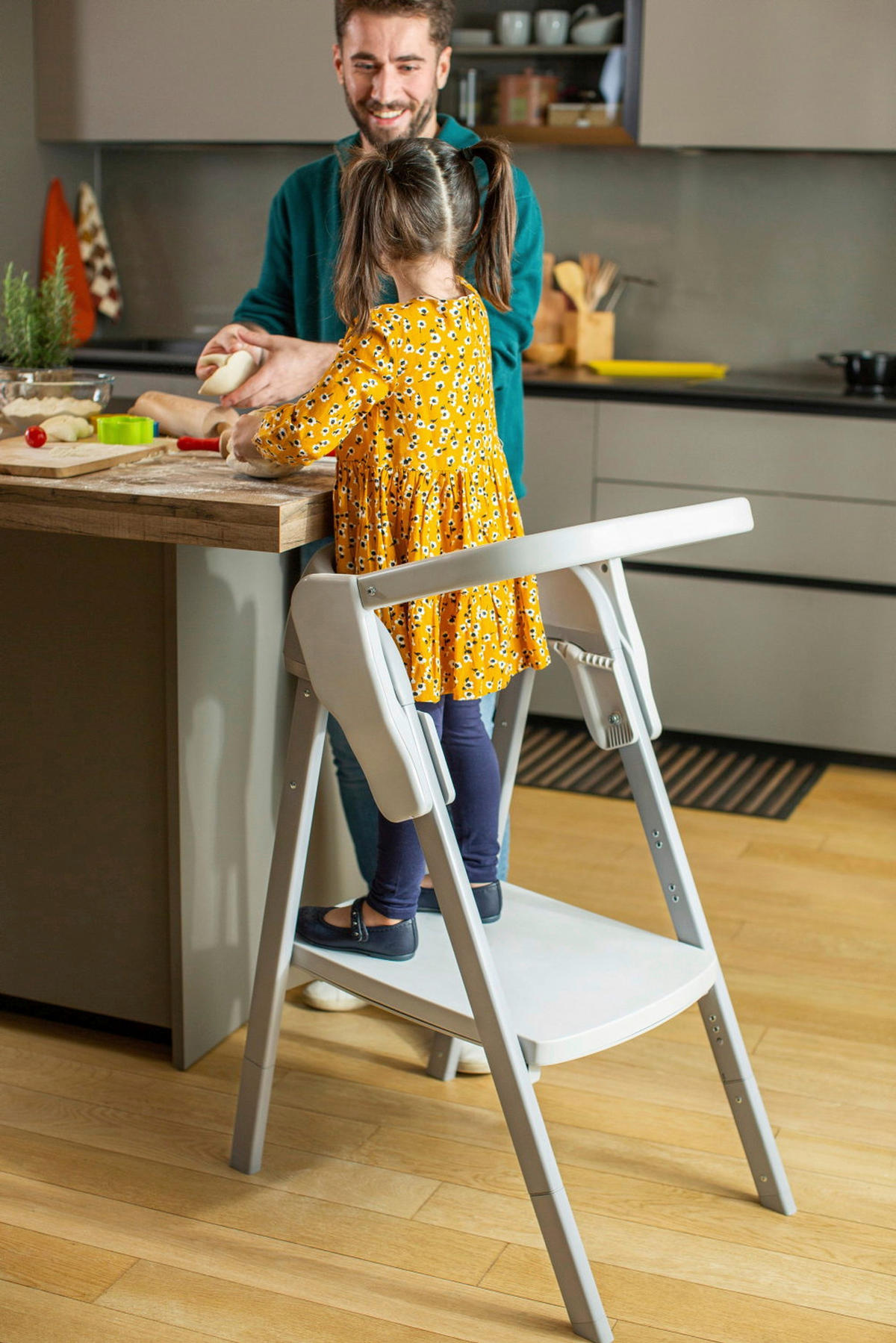 LERNTURM UMBAU-SET CRESCENDO UP  - Grau, Basics, Kunststoff (45/99/65cm) - Chicco