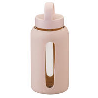 TRINKFLASCHE 0,600 l Pamela Reif  - Beige, Trend, Glas/Kunststoff (600ml) - Fackelmann