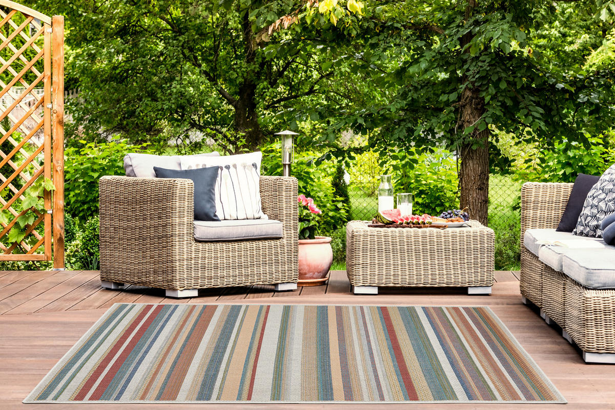 OUTDOORTEPPICH 120/170 cm Sedona Multicolor  - Multicolor, Design, Textil (120/170cm) - Novel