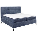 BOXSPRINGBETT 160/200 cm  in Blau  - Blau/Schwarz, Design, Textil/Metall (160/200cm) - Esposa