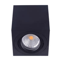 MENNYEZETI LÁMPA - fekete, Basics, fém (8/8/8,4cm)