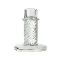 GYERTYATARTÓ - átlátszó, Basics, Üveg (8/9,7cm) - Ambia Home