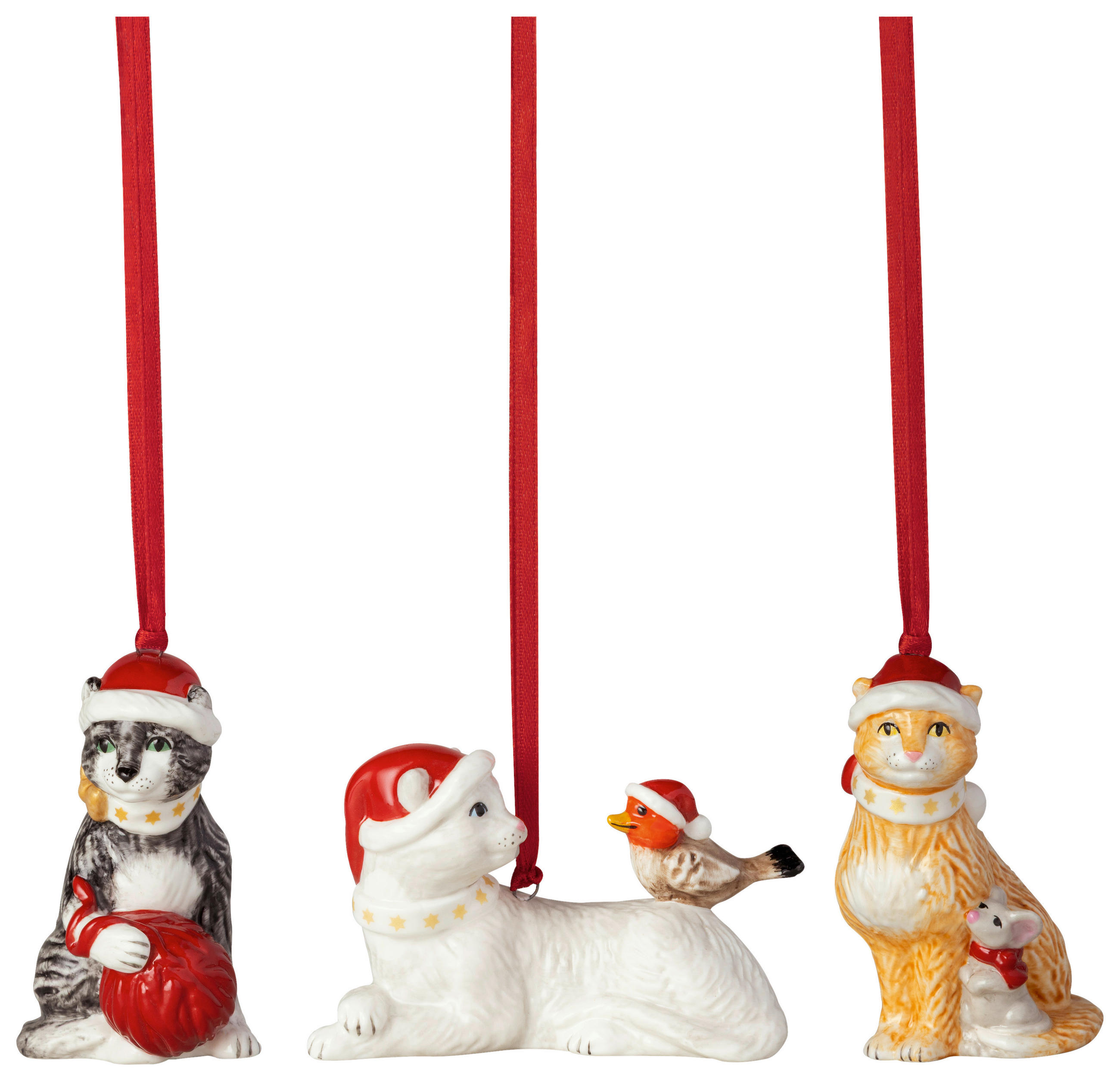 CHRISTBAUMANHÄNGER  - Multicolor, Basics, Keramik (4/7,5cm) - Villeroy & Boch