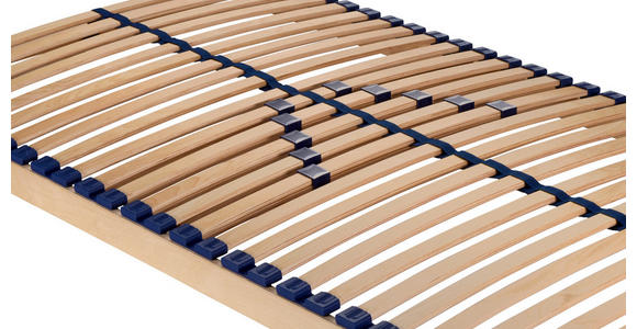 LATTENROST 90/200 cm Mittelzone verstellbar, Birke  - Birkefarben/Buchefarben, Basics, Holz/Kunststoff (90/200cm) - Sleeptex