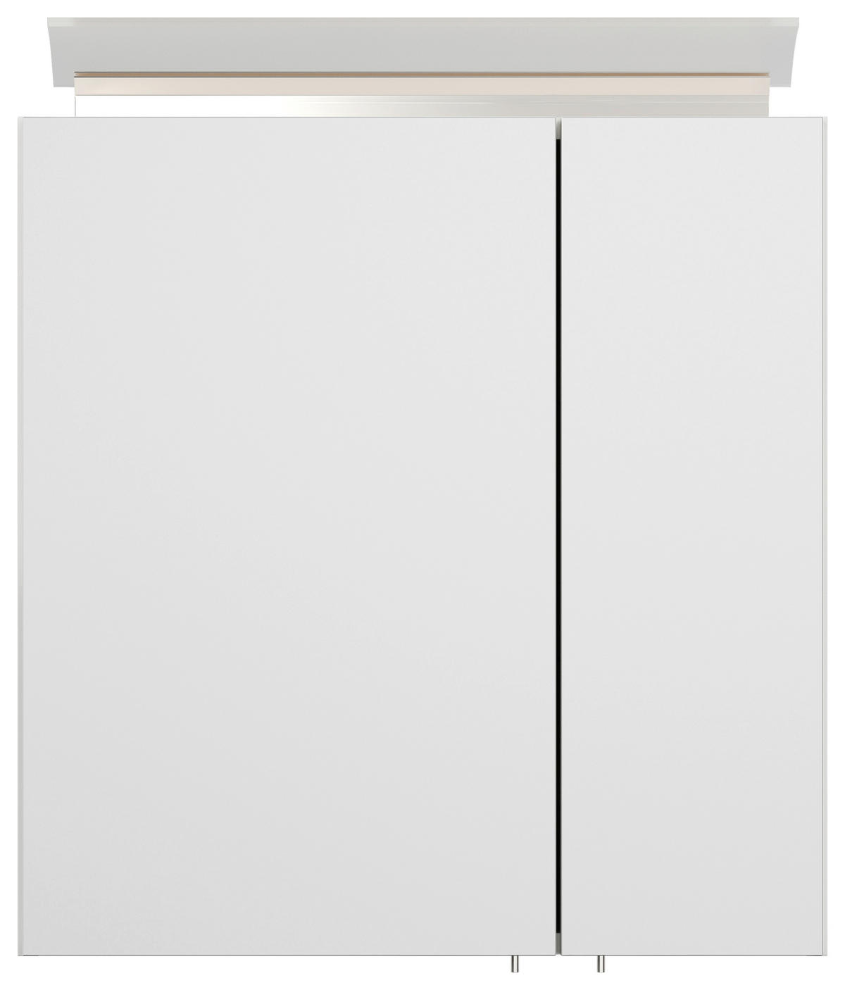 SPIEGELSCHRANK 60/62/17 cm  - Weiß Hochglanz, MODERN, Glas/Holzwerkstoff (60/62/17cm) - MID.YOU