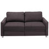 SCHLAFSOFA  in Braun  - Braun, KONVENTIONELL, Textil/Metall (206/90/100cm) - Beldomo Style