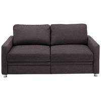 SCHLAFSOFA  in Braun  - Braun, KONVENTIONELL, Textil/Metall (206/90/100cm) - Beldomo Style