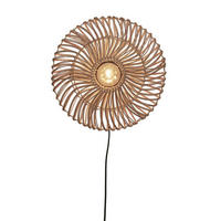 NÁSTĚNNÉ SVÍTIDLO, 40/12 cm  - přírodní barvy, Trend, přírodní materiály (40/12cm) - Good & Mojo
