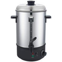 HEIßGETRÄNKESPENDER  - Edelstahlfarben/Schwarz, Basics, Metall (33,5/58cm) - Novel