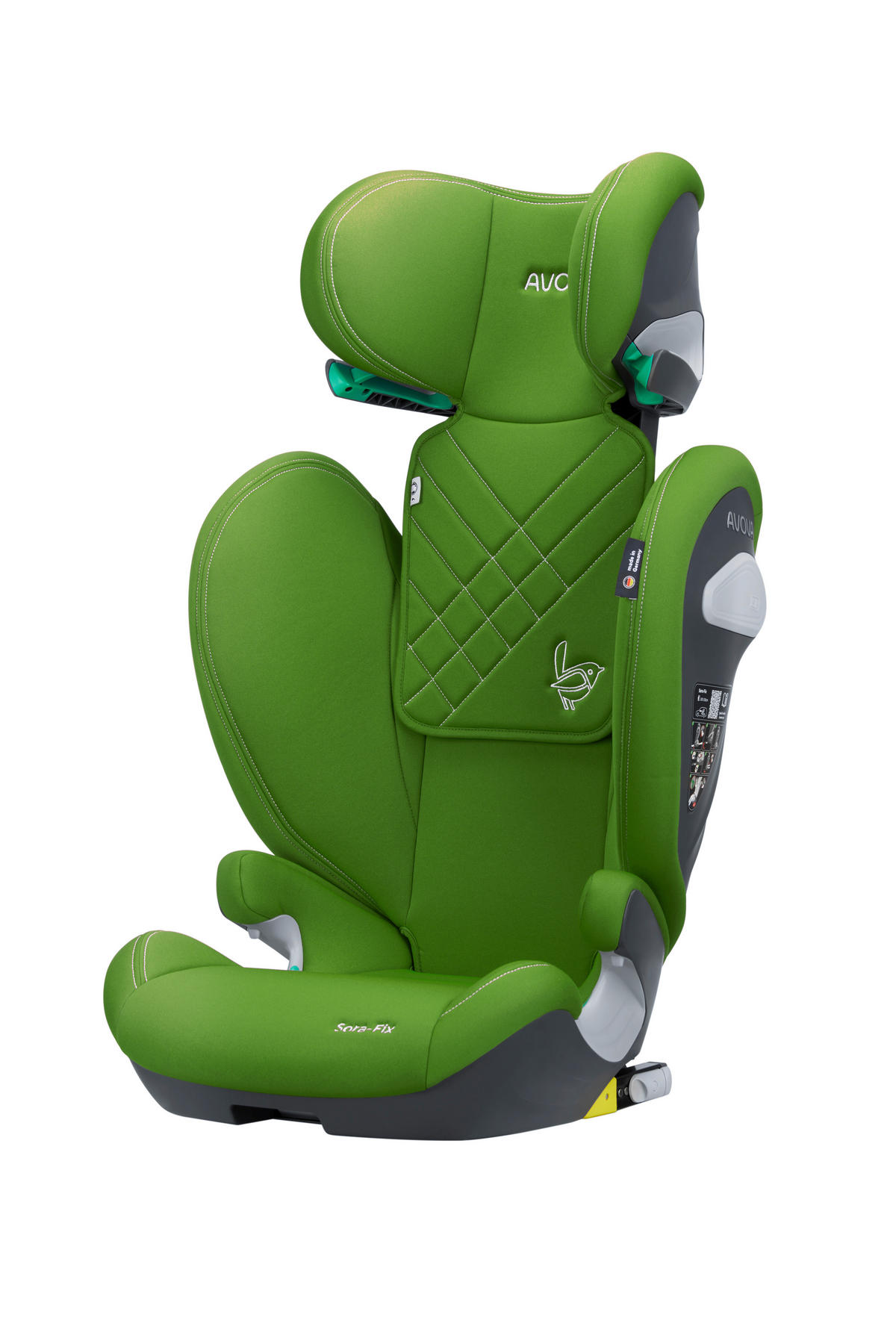 KINDERAUTOSITZ Sora Fix  - Hellgrün, Basics, Kunststoff/Textil (52/41,5/63 - 83cm) - AVOVA