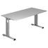 SCHREIBTISCH Grau - Silberfarben/Grau, KONVENTIONELL, Metall (160/65-85/80cm) SCHREIBTISCH Grau - Silberfarben/Grau, KONVENTIONELL, Metall (160/65-85/80cm)