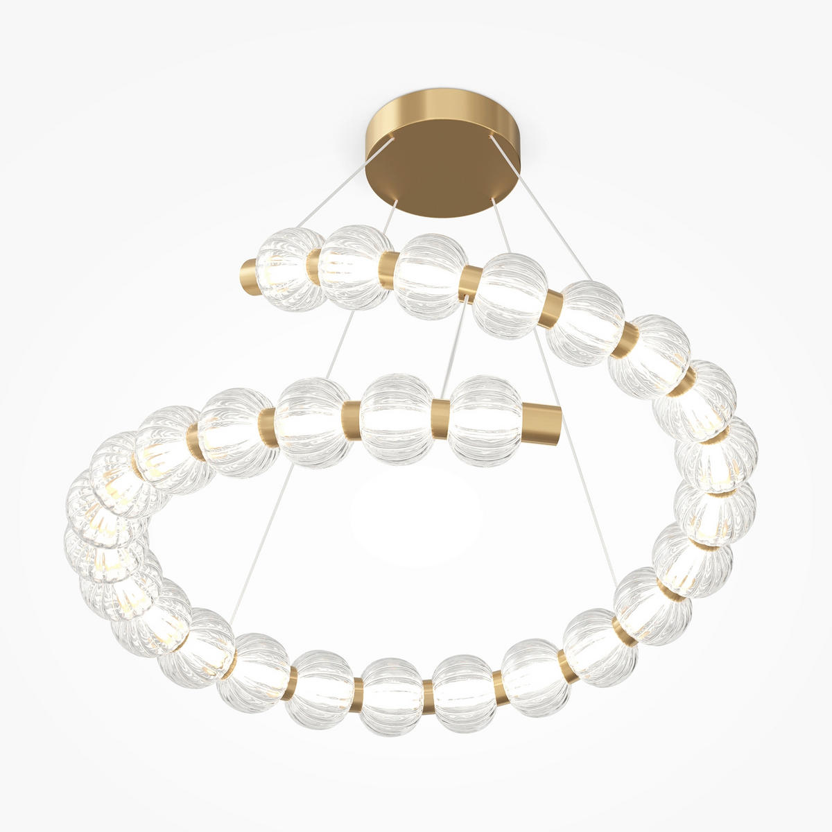 PENDELLAMPA Amulet 80/345.5/80 cm  - guldfärgad, Design, metall (80/345.5/80cm) - MAYTONI