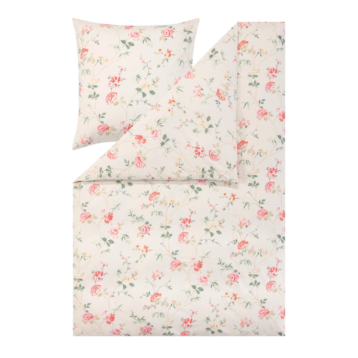 BETTWÄSCHE Atelier Flanell 155/220 cm  - Creme, Design, Textil (155/220cm) - Estella
