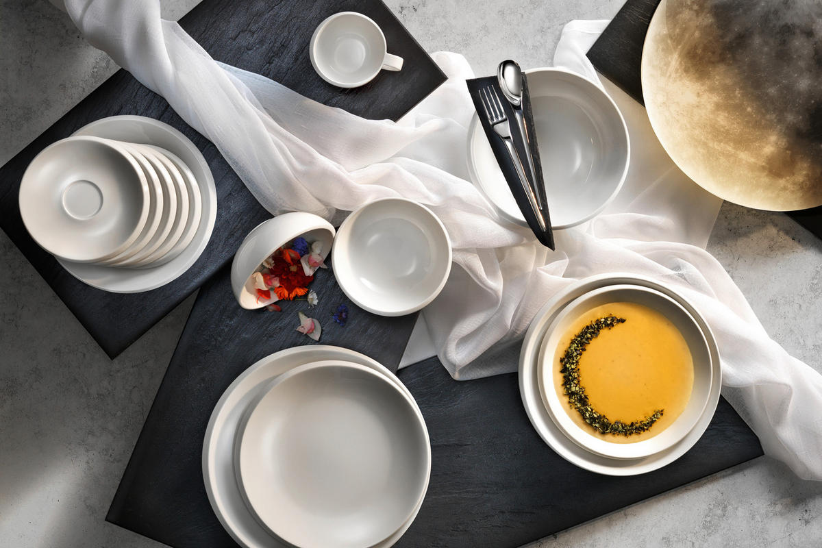 ASZTALI ÉTKÉSZLET 12 részes  - fehér, Konventionell, kerámia - Villeroy & Boch