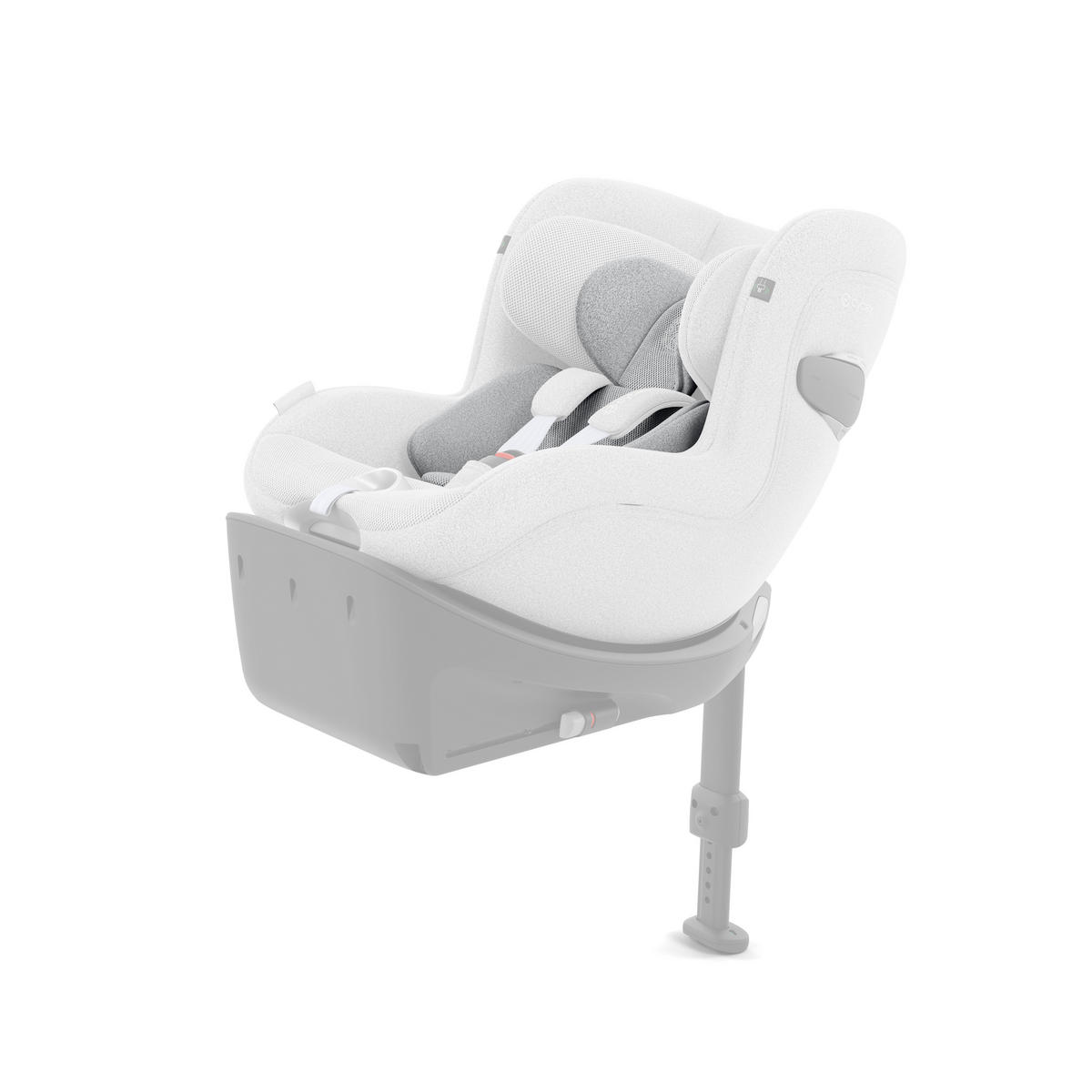REBOARDER-KINDERSITZ Sirona Ti Plus  - Weiß, Basics, Kunststoff/Textil (71/44/75cm) - cybex PLATINUM