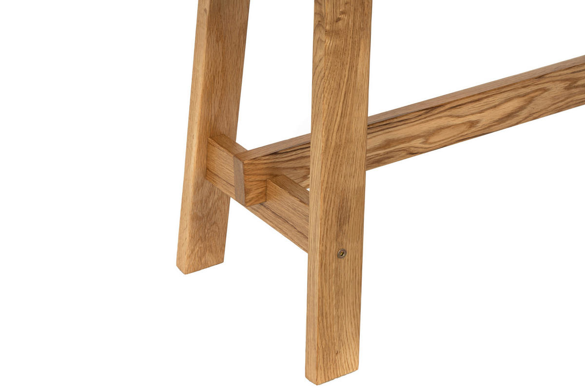 HOCKERBANK 100/45/29 cm Eichefarben Eiche massiv  - Eichefarben, Natur, Holz (100/45/29cm) - Linea Natura