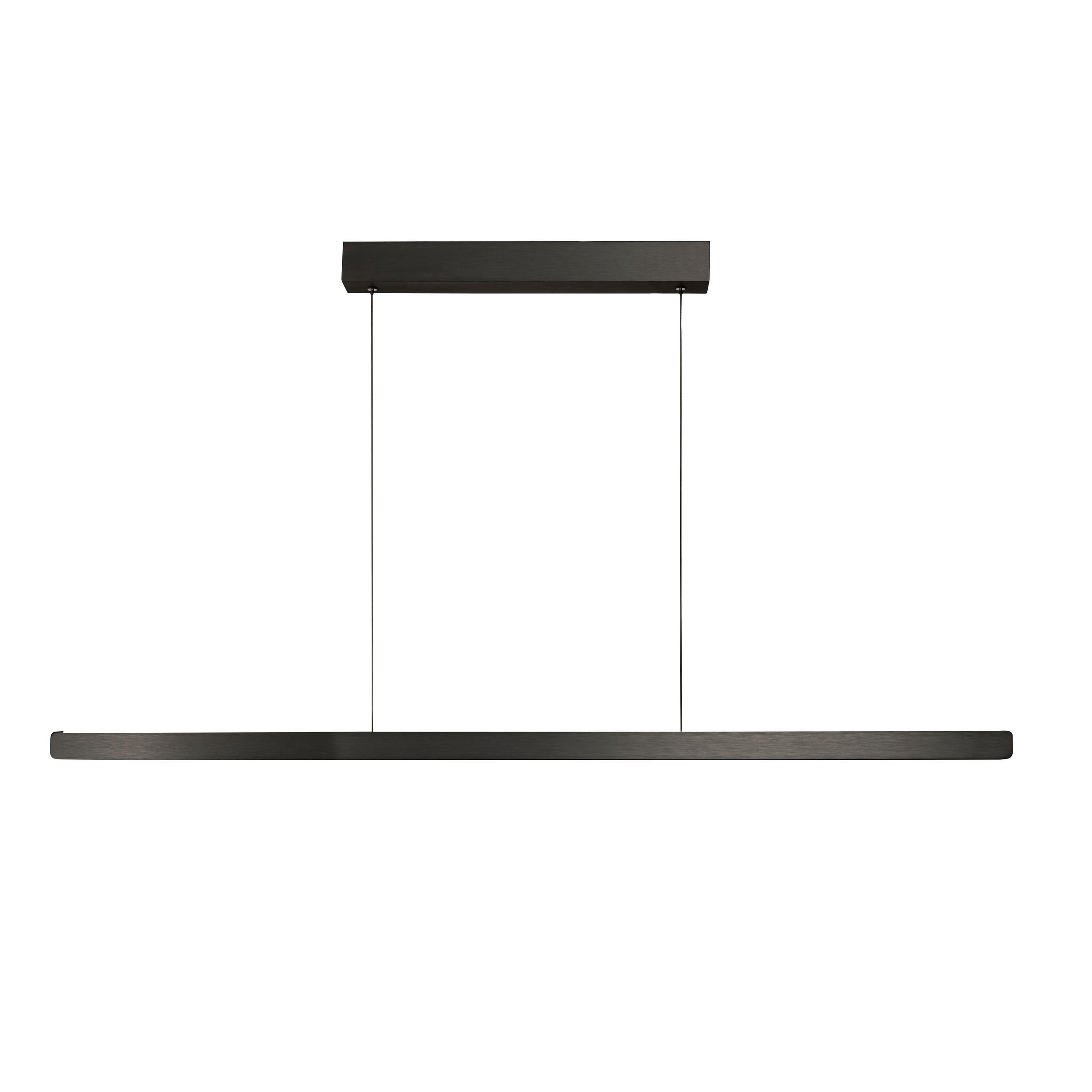 LED-HÄNGELEUCHTE Pendelleuchte 35/15 aufrecht Up/Down 118/1,5/3,5 cm   - Schwarz, Design, Metall (118/1,5/3,5cm) - Ambiente