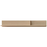 ZIDNA POLICA - boja hrasta, Osnovno, pločasti materijal (160/22/22cm) - Stylife