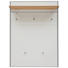 GARDEROBENPANEEL Eiche furniert lackiert Eichefarben, Weiß - Eichefarben/Weiß, MODERN, Holz/Metall (80/109/27cm) - Dieter Knoll