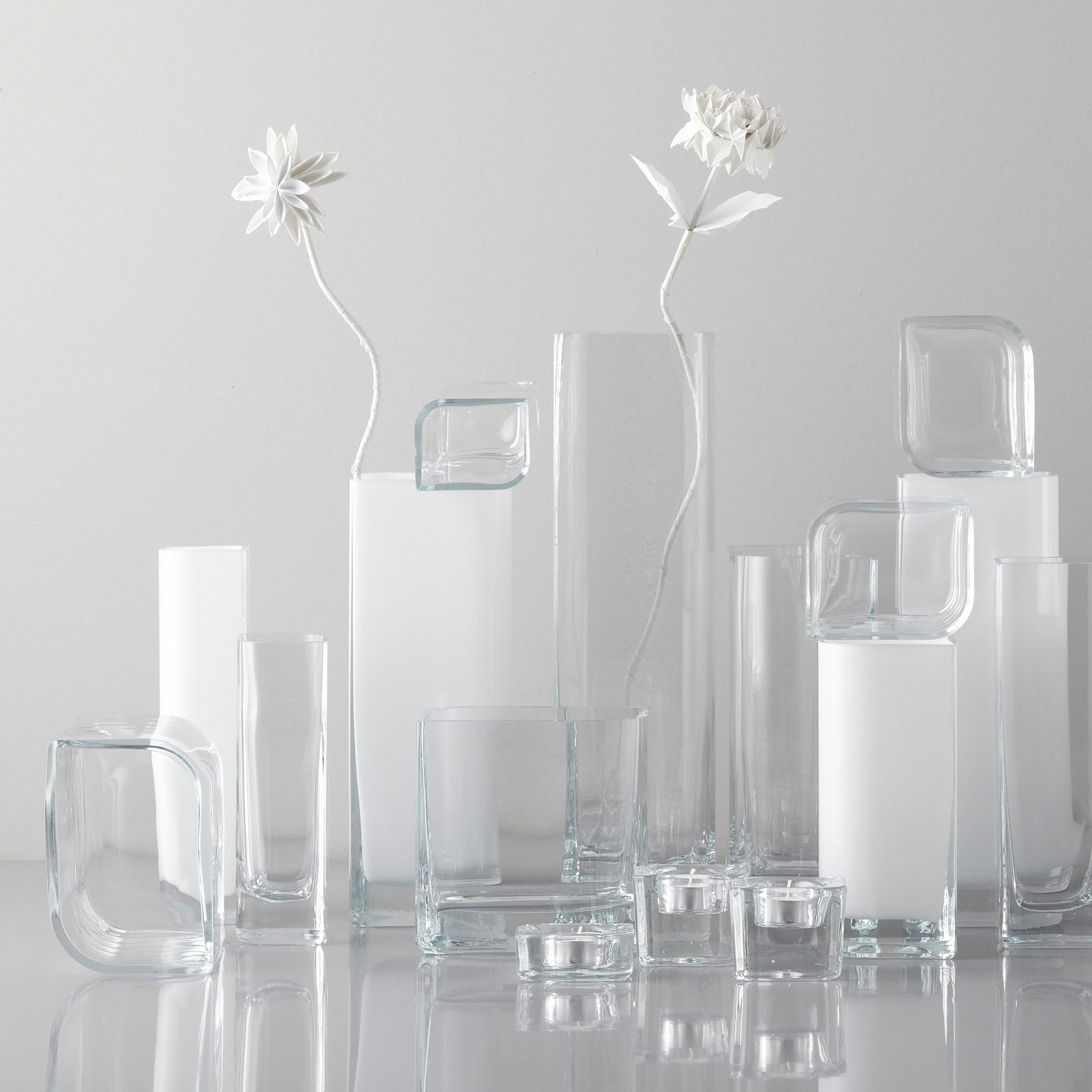 VASE 20 cm  - Klar, Basics, Glas (8,00/20,00/8,00cm) - Leonardo