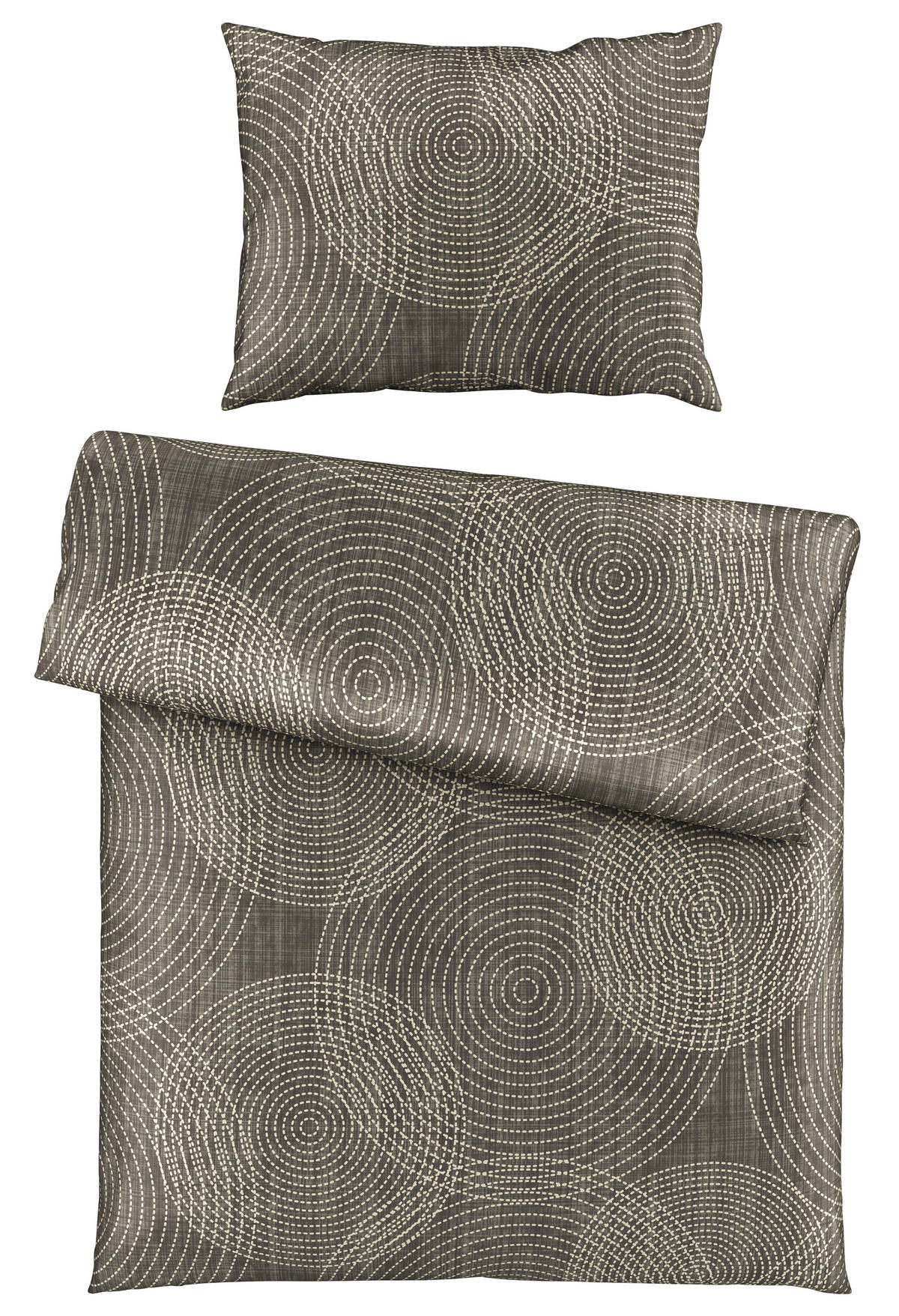 POSTEĽNÁ BIELIZEŇ, satén, hnedá, 140/200 cm - hnedá, Konventionell, textil (140/200cm) - Novel