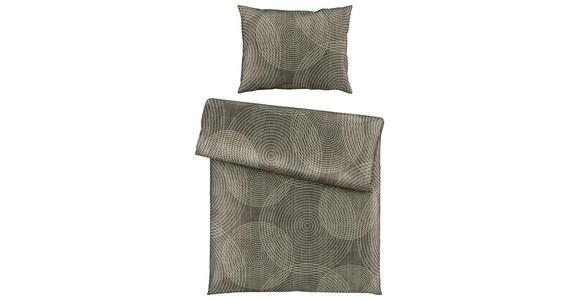 BETTWÄSCHE Satin 140/200 cm  - Braun, KONVENTIONELL, Textil (140/200cm) - Novel