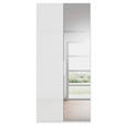 DREHTÜRENSCHRANK 101/223/61 cm,  in Weiß, 2-türig  - Weiß, Basics, Glas/Holzwerkstoff (101/223/61cm) - Novel