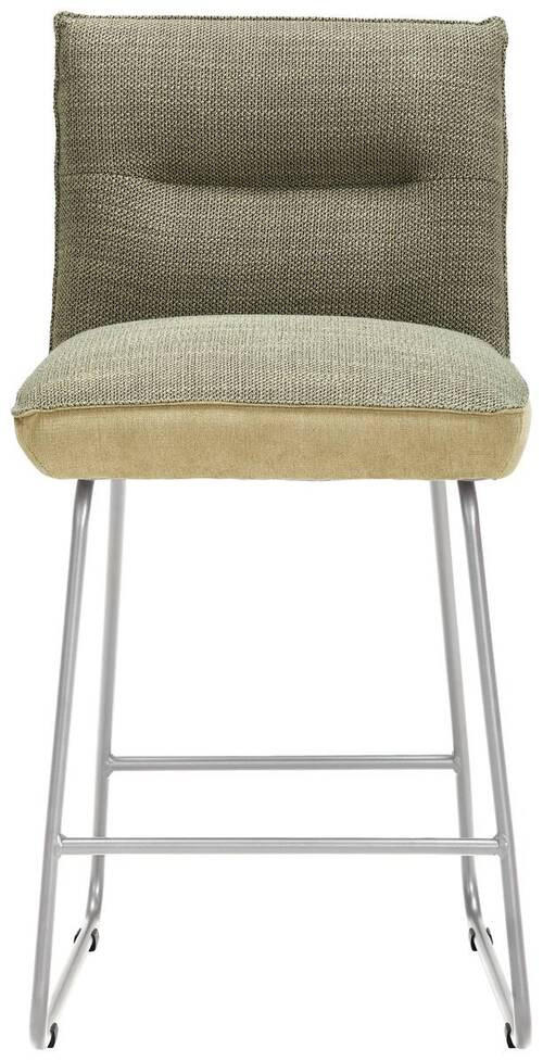 TRESENSTUHL in Metall, Textil Grün, Edelstahlfarben, Hellgrün - Edelstahlfarben/Hellgrün, Design, Textil/Metall (48/92/54cm) - Dieter Knoll