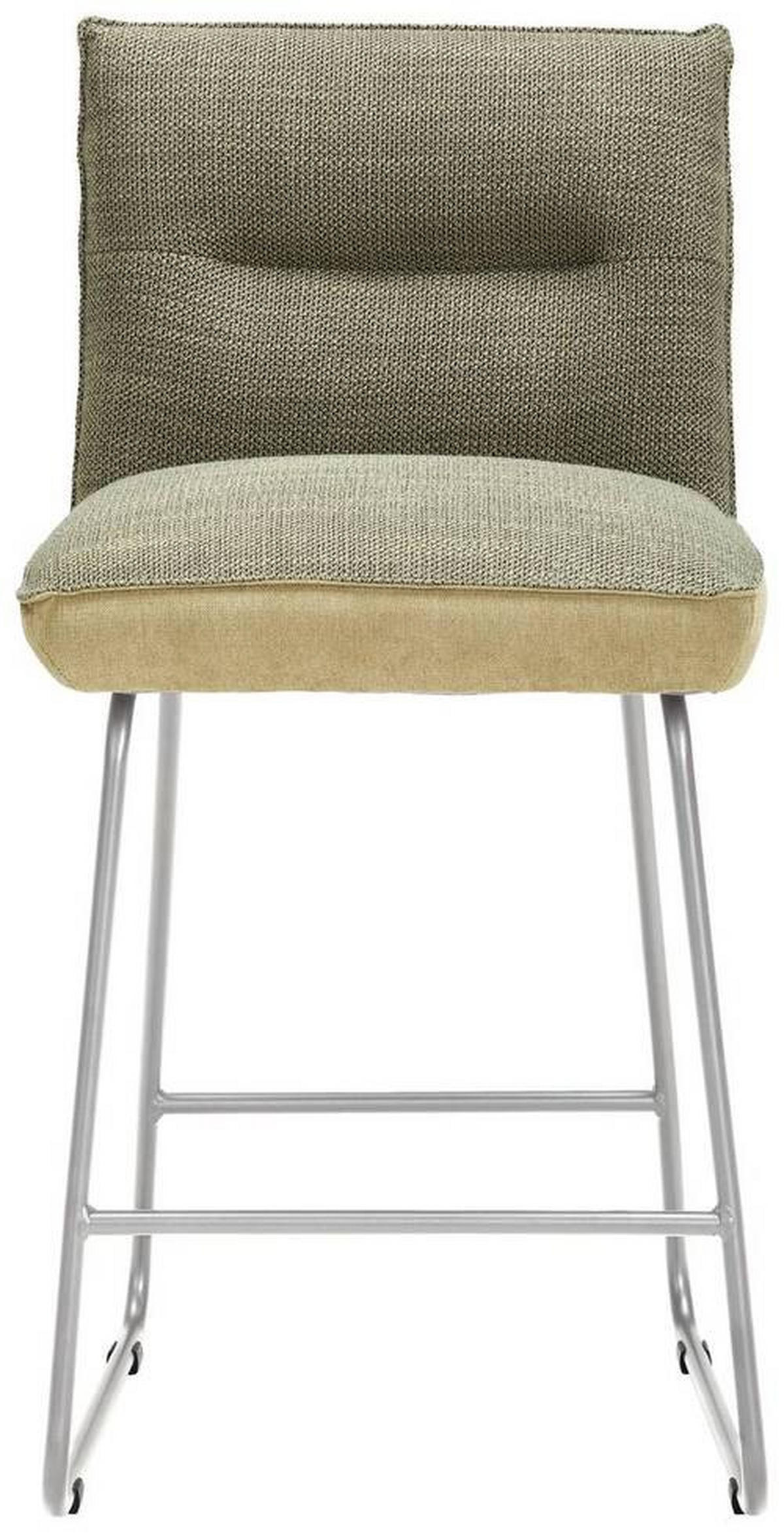 TRESENSTUHL in Metall, Textil Grün, Edelstahlfarben, Hellgrün  - Edelstahlfarben/Hellgrün, Design, Textil/Metall (48/92/54cm) - Dieter Knoll