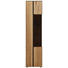 VITRINE in massiv Wildeiche, Balkeneiche Eichefarben - Eichefarben/Schwarz, MODERN, Glas/Holz (47/196/41cm) - Valnatura VITRINE in massiv Wildeiche, Balkeneiche Eichefarben - Eichefarben/Schwarz, MODERN, Glas/Holz (47/196/41cm) - Valnatura