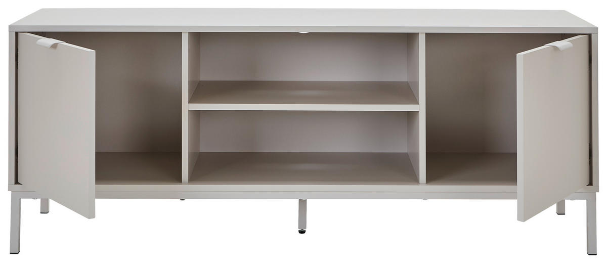 NÍZKA KOMODA, kašmírová, 140/54/40 cm - kašmírová, Design, kov/kompozitné drevo (140/54/40cm) - MID.YOU