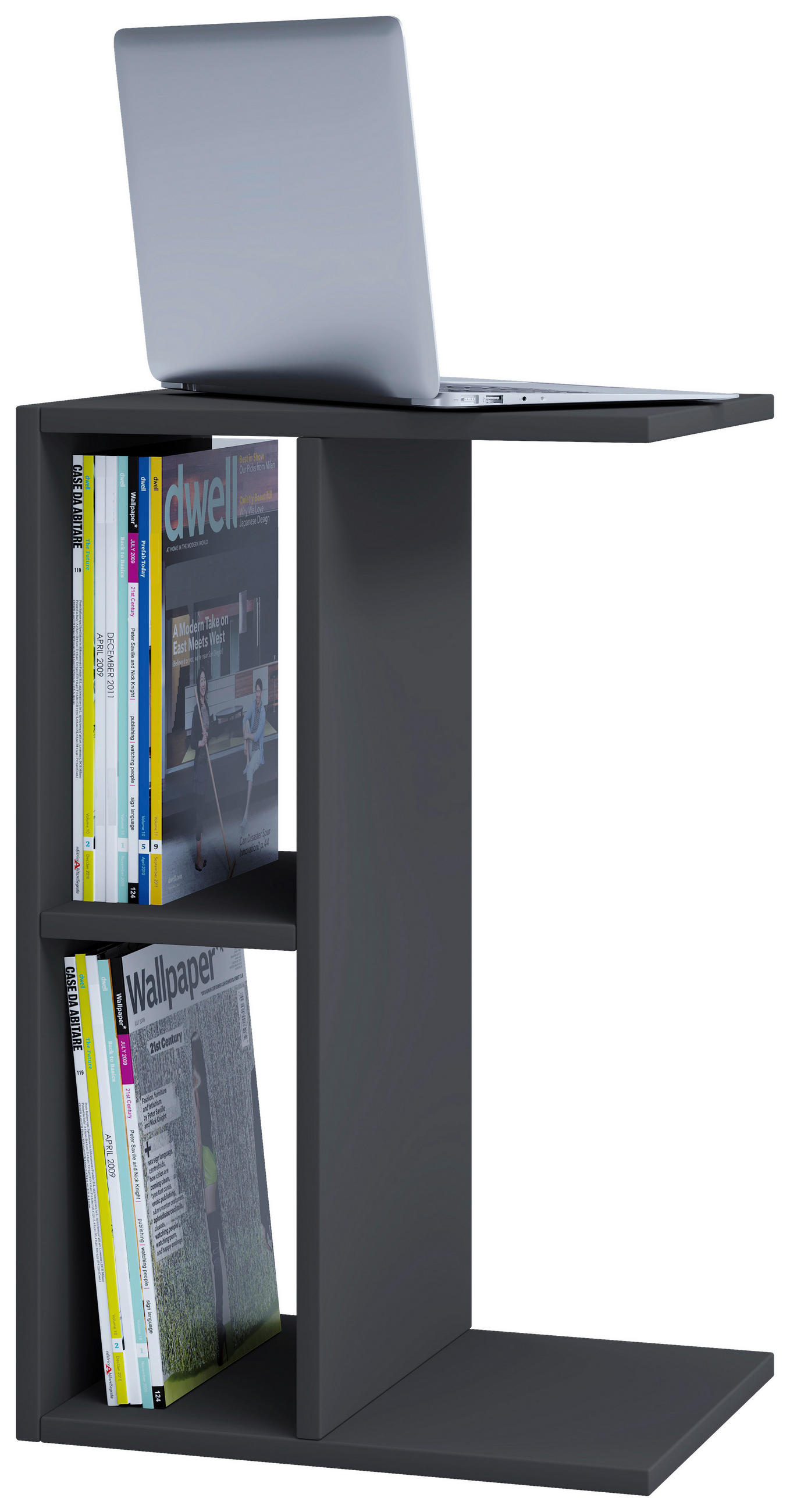 COUCHTISCH in Holzwerkstoff 40/30/63 cm  - Anthrazit, Design, Holzwerkstoff (40/30/63cm) - MID.YOU