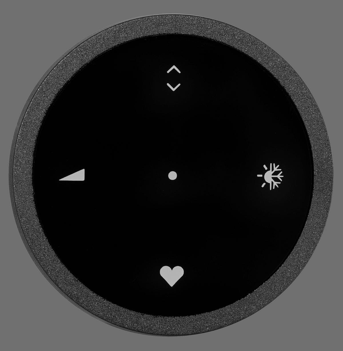 FERNBEDIENUNG - Schwarz, Basics, Kunststoff (5,5/5,5/1,8cm) - Paul Neuhaus