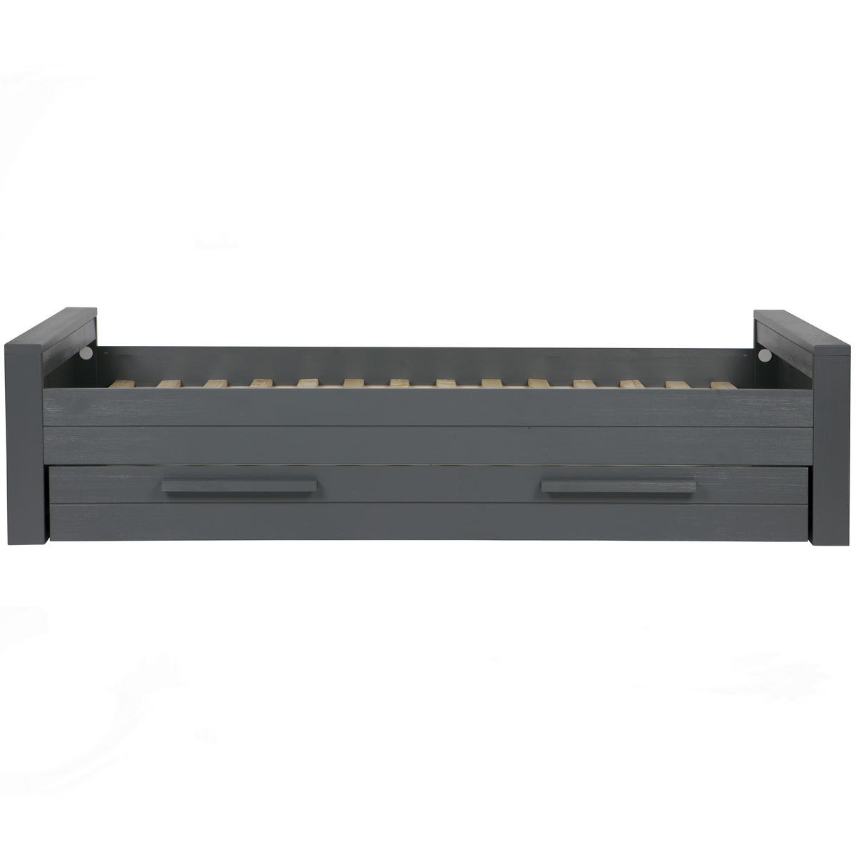 BETT 90/200 cm  in Dunkelgrau  - Dunkelgrau, Design, Holz (90/200cm) - Livetastic