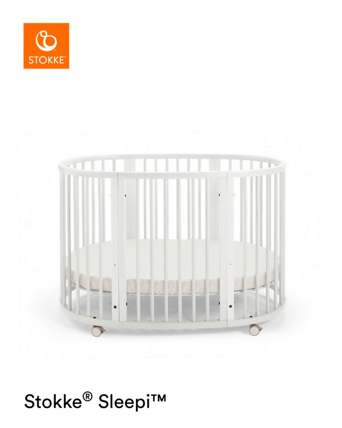 KREVETAC  Sleepi V3  - bela, Osnovno, drvo (141/74/78cm) - Stokke