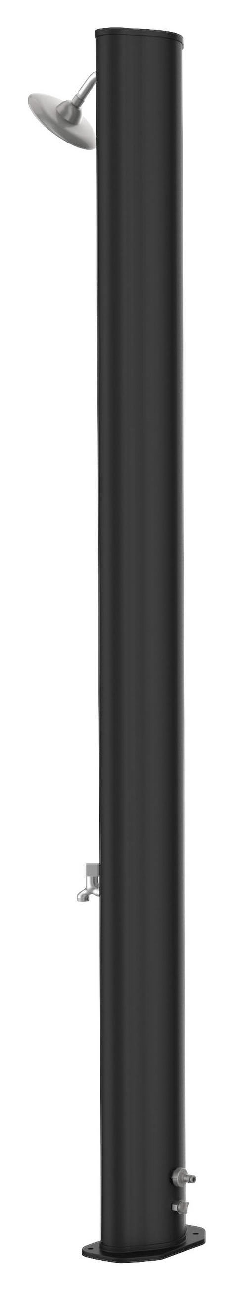 SOLARDUSCHE SSP40  - Schwarz, KONVENTIONELL, Kunststoff/Metall (34/26,4/222cm) - Gre