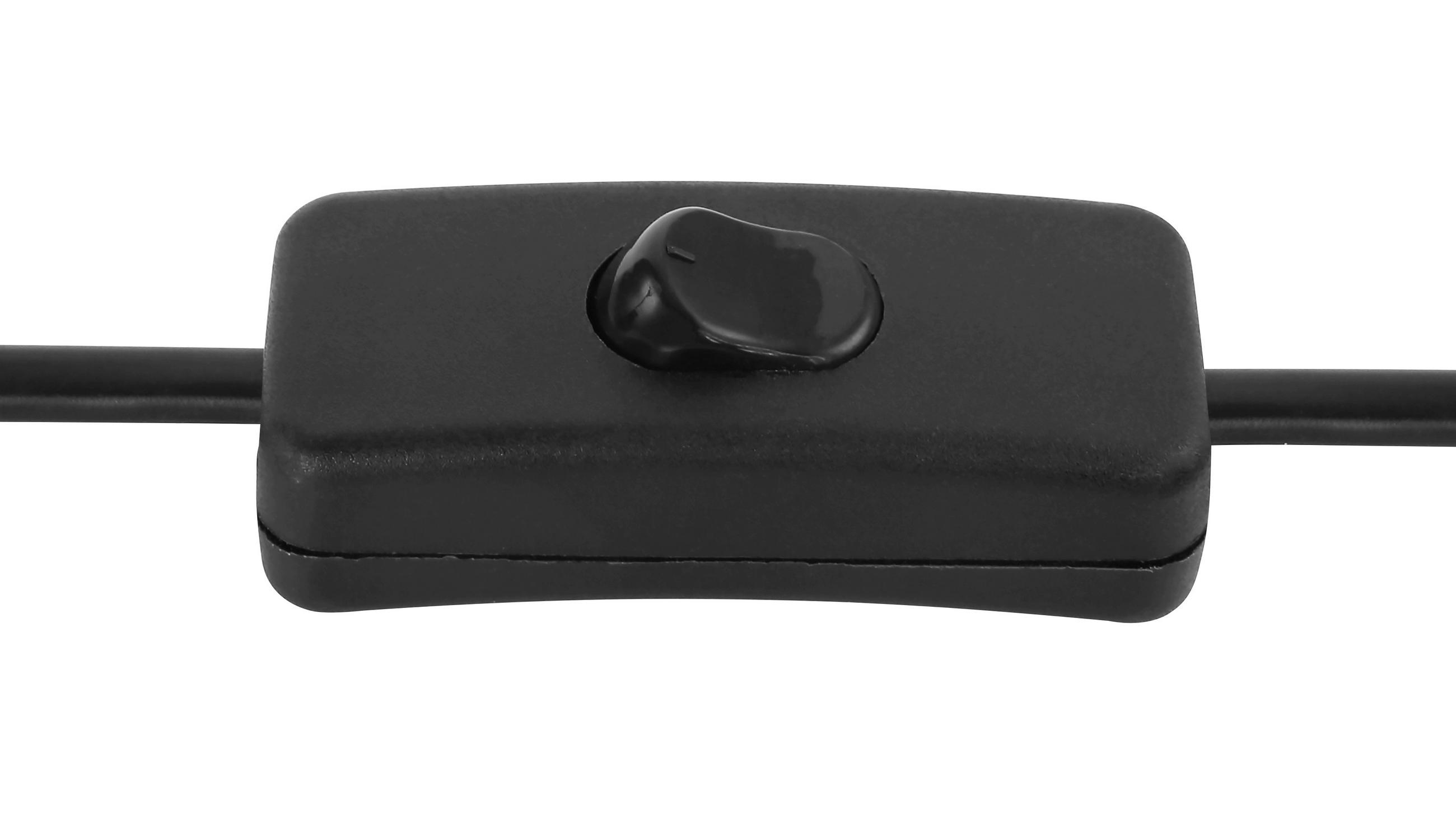 TISCHLEUCHTE Fanni 15/23,5 cm   - Messingfarben/Schwarz, Design, Glas/Metall (15/23,5cm) - Globo