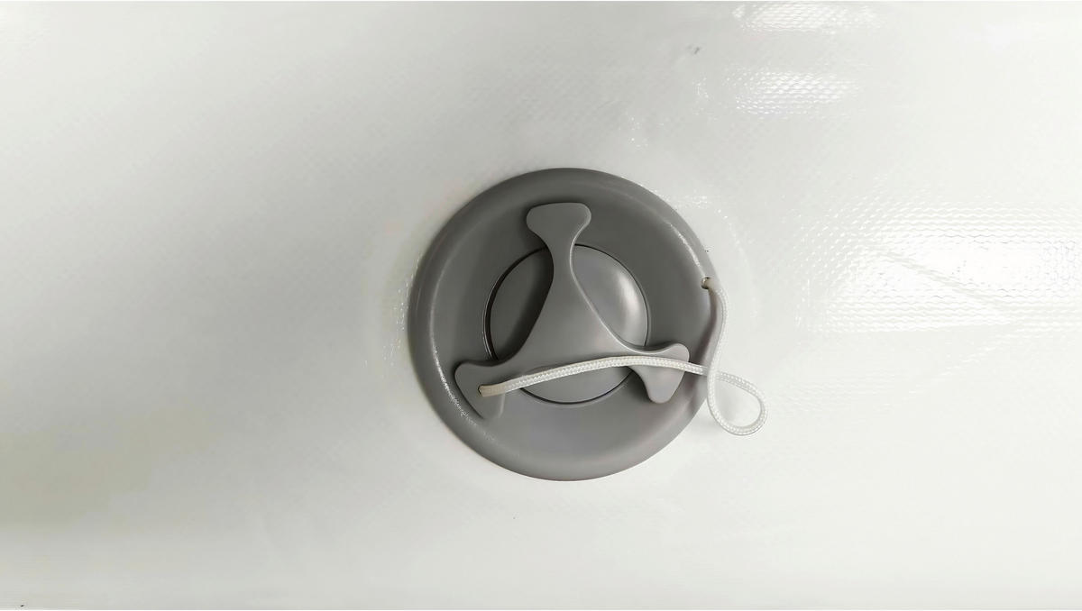 GYMNASTIKMATTE AIR MATTRESS  - Türkis/Weiß, KONVENTIONELL, Kunststoff (300/150/20cm)