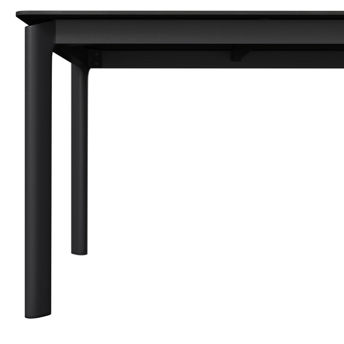 GARTENTISCH 180/75/90 cm Metall, Stein rechteckig  - Dunkelgrau, Basics, Stein/Metall (180/75/90cm) - Ambia Garden