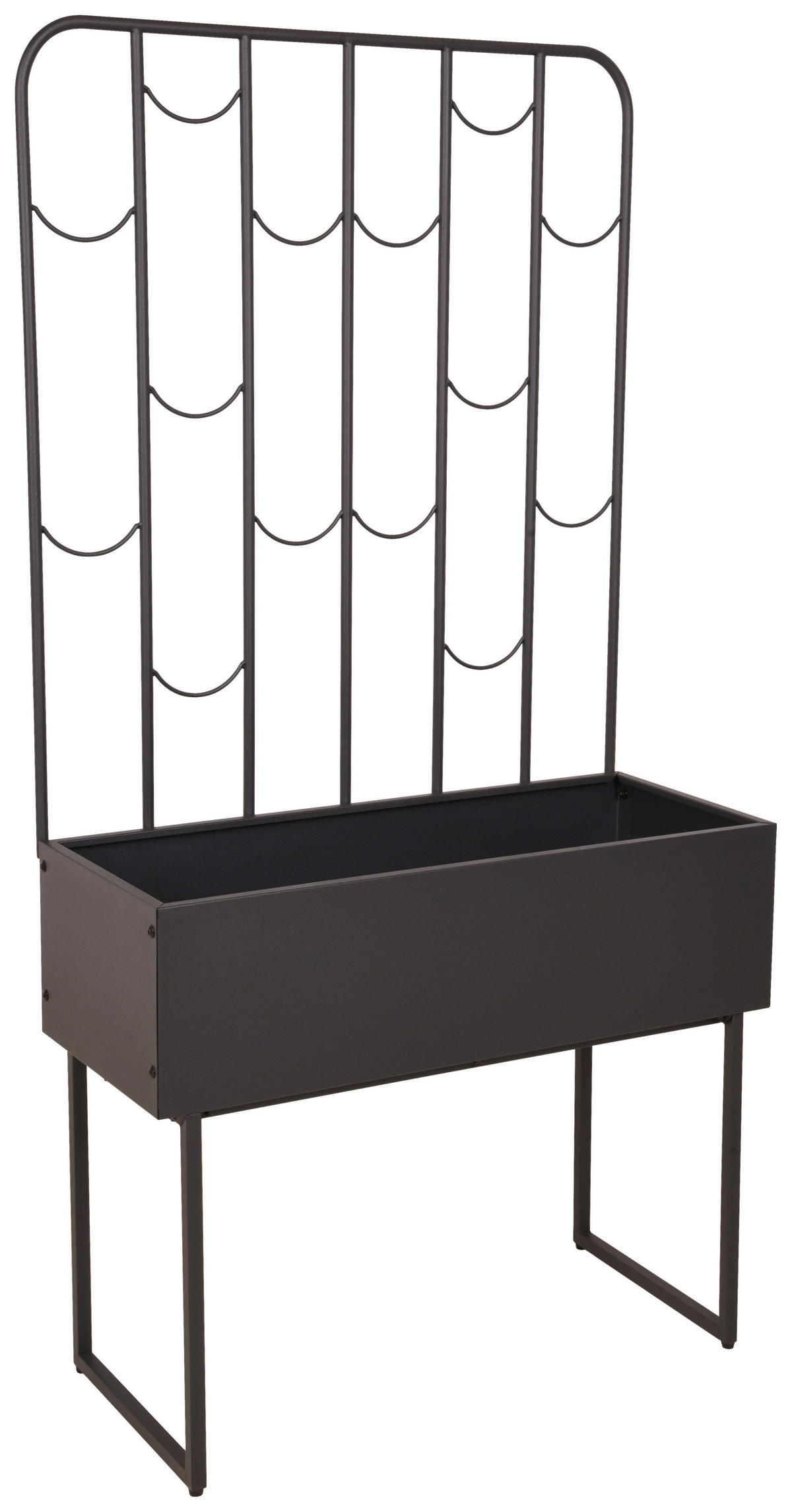 HOCHBEET STELLA  - Anthrazit, MODERN, Metall (32/144/74cm)