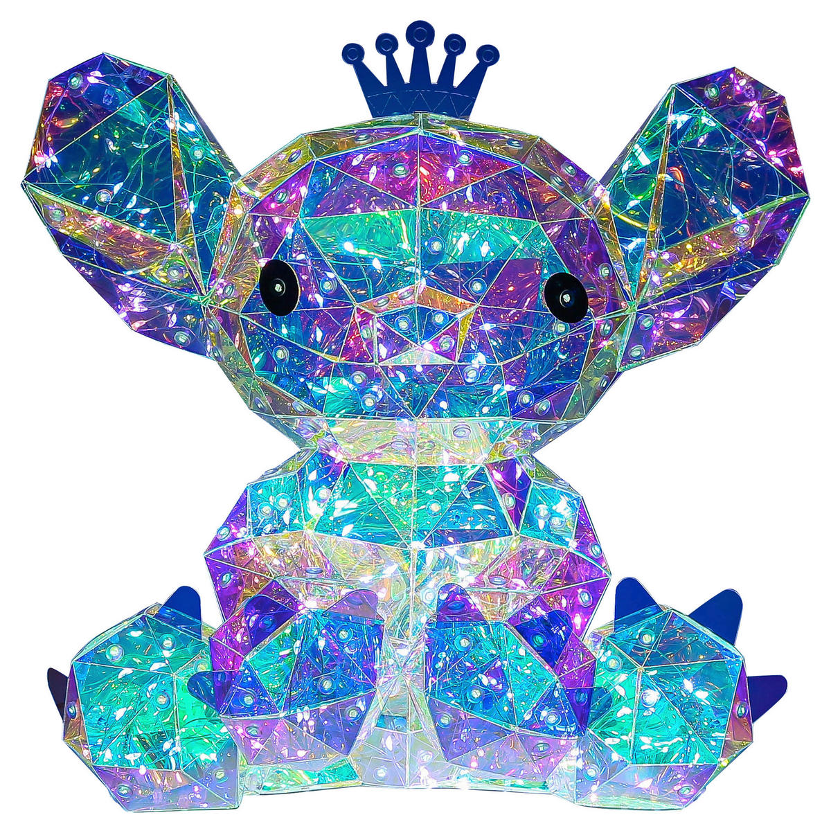 TISCHLEUCHTE - Transparent/Perlmutt, Trend, Kunststoff (21/27/30cm) - Novel