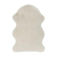 KUNSTFELL 60/90 cm Estonia - Kunda Elfenbein Multicolor  - KONVENTIONELL (60/90cm)