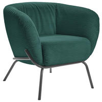 COCKTAILSESSEL - Grün, Design, Textil (79/71/74cm) - Lomoco