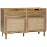 SIDEBOARD  in 120/80/39 cm  - Schwarz/Naturfarben, Natur, Holz/Holzwerkstoff (120/80/39cm) - MID.YOU