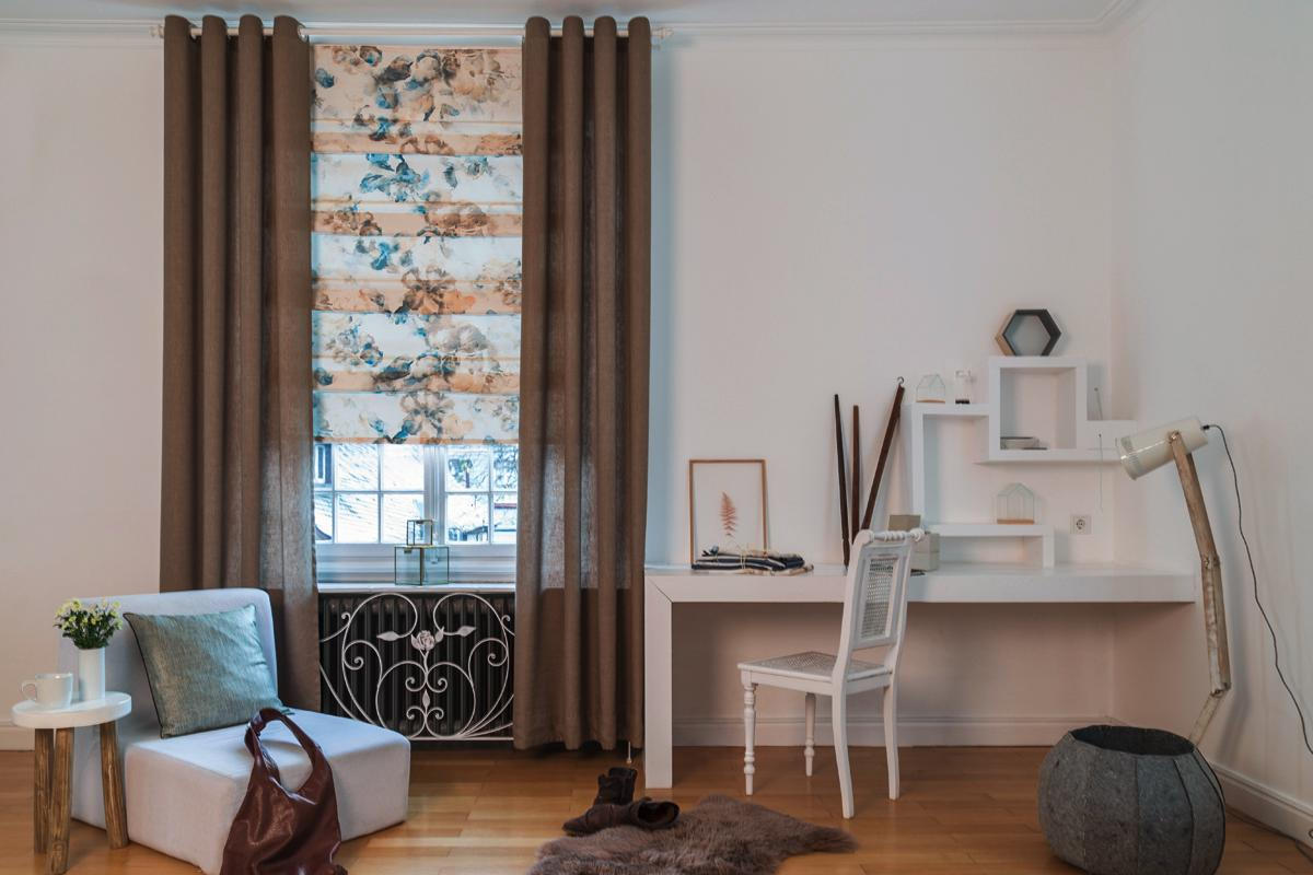 WÄRMESCHUTZVORHANG Verdunkelung  - Beige, Basics, Textil (140/245cm)