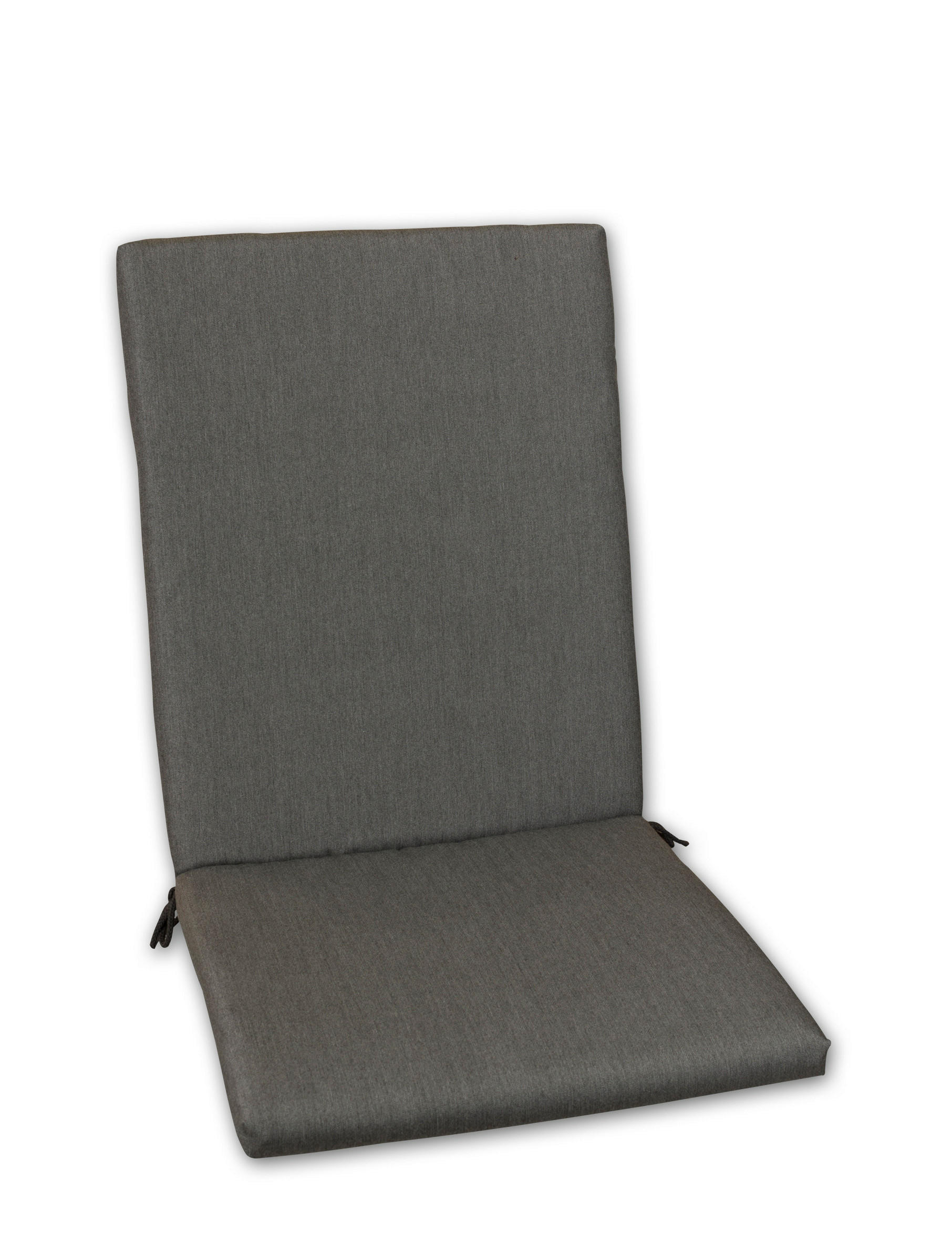 SESSELAUFLAGE Uni  - Graphitfarben, Design, Textil (50/4/109cm)